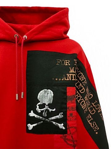Red Mastermind Japan hooded sweatshirt