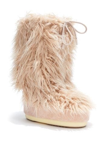 Icon Yeti beige snow boots