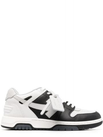 White Out of Office trainers with black inserts