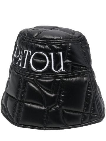 Logo-embroidered bucket hat