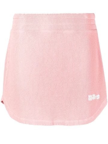 Maria pink honeycomb miniskirt