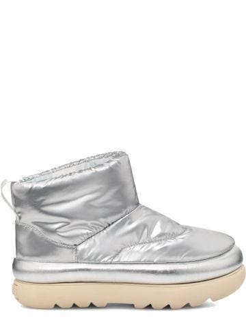 Classic Maxi silver low boots