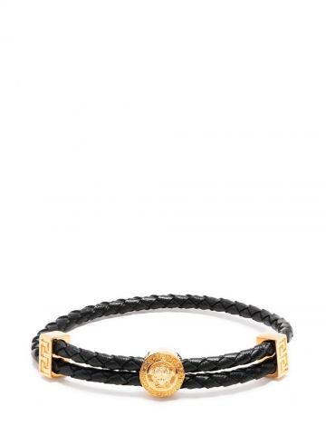 Black Medusa woven bracelet
