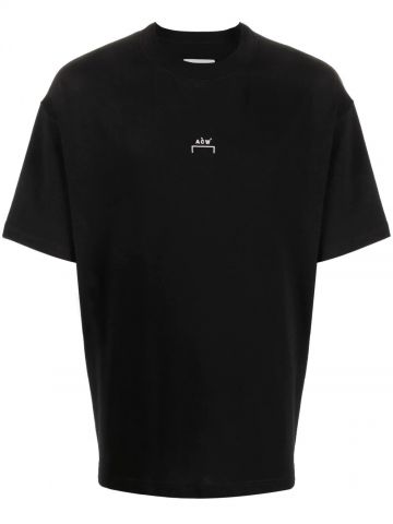 Logo black -print short-sleeved T-shirt