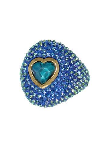 Cor Lux Blue Crystal ring