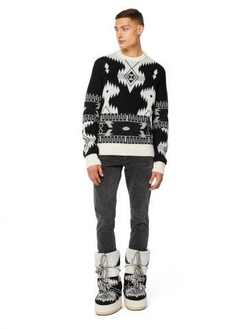 Black and white Icon Sweater