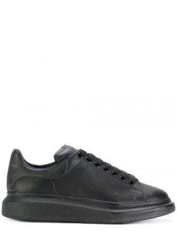 Black oversized sole sneakers