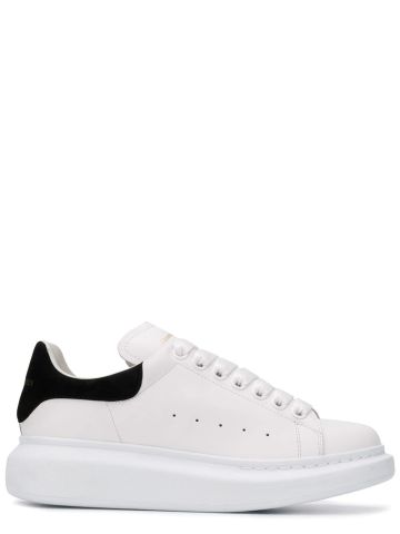 White Oversized Sneakers with Black Contrast Detail