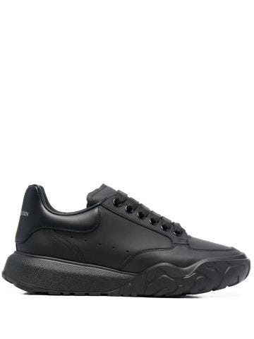 Court black chunky trainers