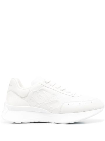 White chunky Sprint trainers