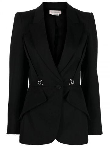 Black blazer with details