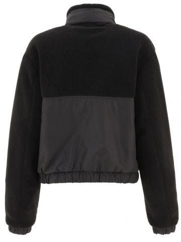 Fleece black jacket multicord  jacket