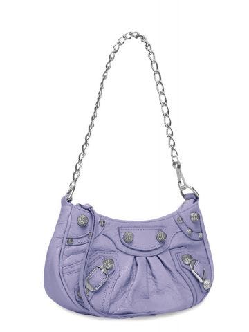 Violet Le Cagole Mini Bag with chain