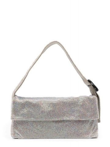 Vitty La Grande shoulder bag embellished with silver crystals