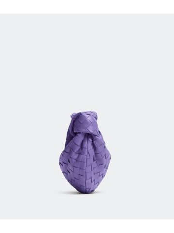 Purple mini Jodie bag with knot