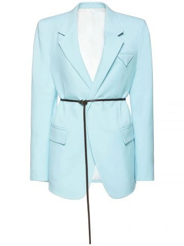 Light blue wool twill jacket