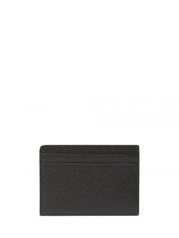 Icon stripe print black Card Holder
