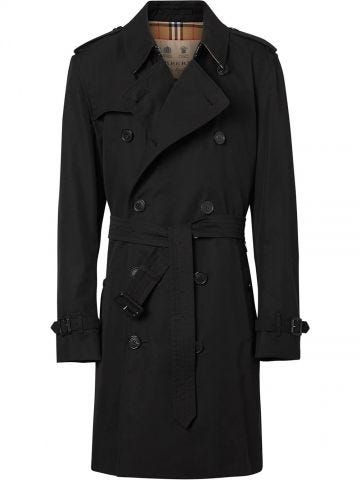 Black Kensington Heritage midi Trench Coat