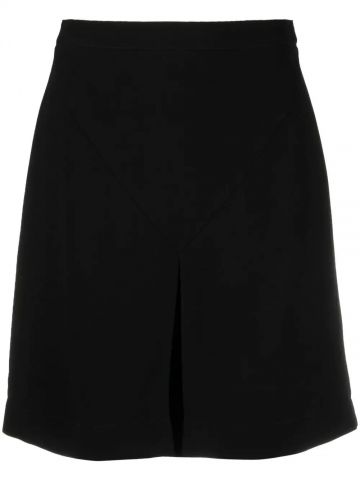Black high waisted A-line Skirt