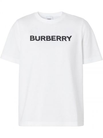 T-shirt in cotone biologico con stampa logo