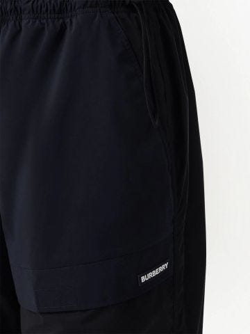Burberry logo-patch cargo trousers