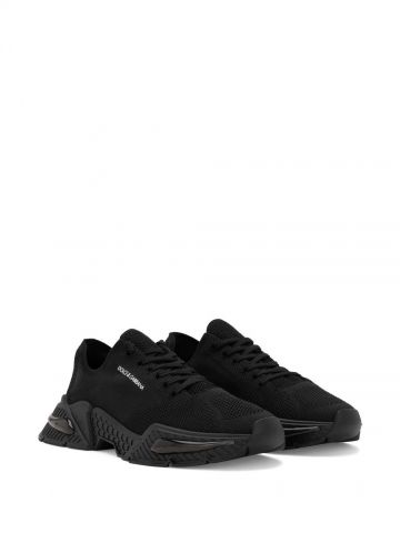 Black Daymaster stretch-knit sneakers