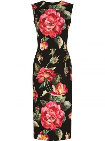 Multicolored floral dress