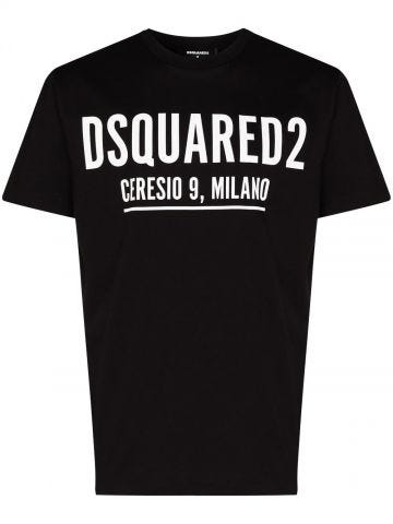 T-shirt Ceresio 9 nera