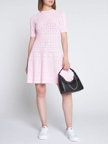 Pink 4G jacquard mini Dress
