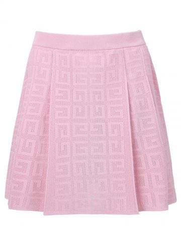 Pink Skirt with Monogram