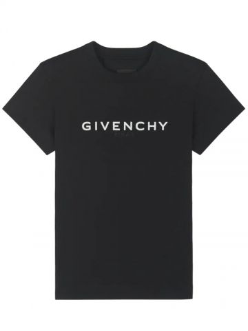 Black Reverse slim T-Shirt
