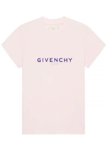 T-shirt slim Reverse rosa