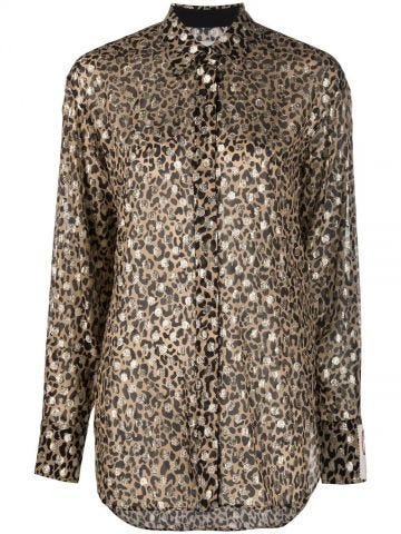 Leopard print brown Shirt