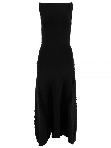Black La Robe Maille Crema dress