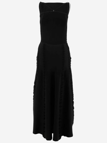 Black La Robe Maille Crema dress