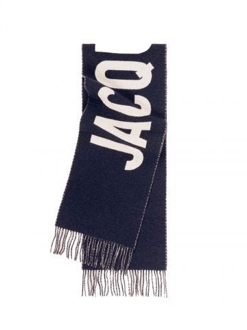 Blue L'écharpe Jacquemus scarf