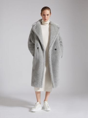 Iconic Teddy Bear grey 'Arco' coat