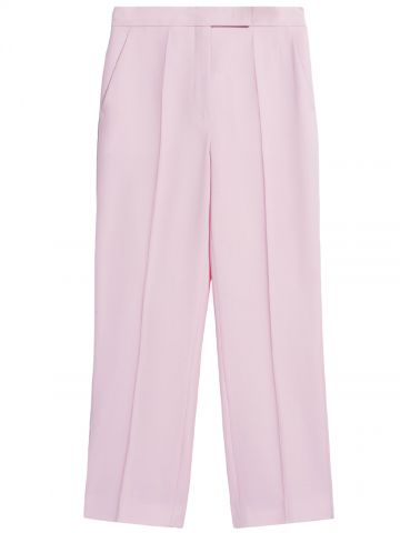 Pink tailored trousers