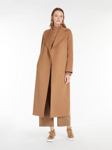 Poldo long camel robe coat