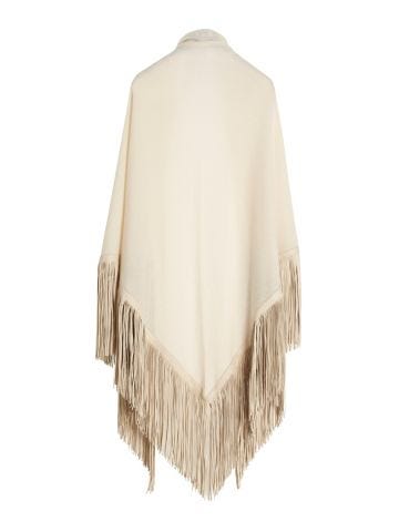 Ivory Comte cape with bangs