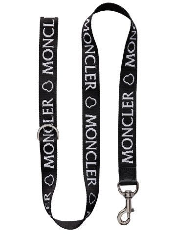 Moncler- Poldo Dog Couture Guinzaglio nero con logo