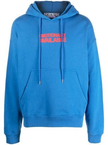 Blue sweatshirt with Arrows print