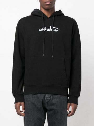 Arrows black-print hoodie