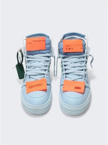 Sneakers alte 3.0 Off-Court blu chiaro in pelle