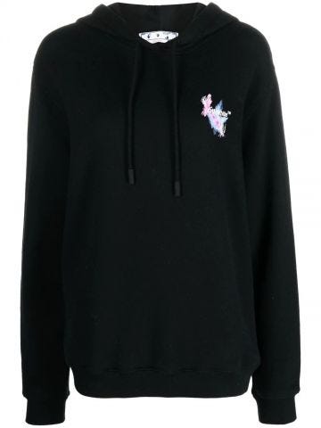 Hotchpotch Arrow hoodie black