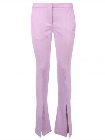 Logo print pink tailored Trousers