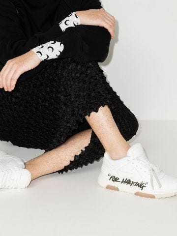White "For Walking" Out Of Office Sneakers