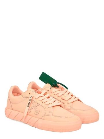 Pink Low Vulcanized Canvas Sneakers
