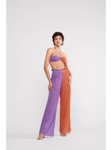 Purple and orange Lumière Trousers