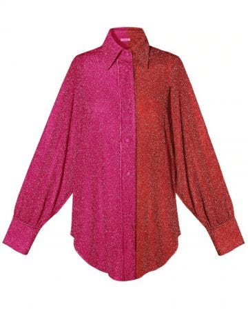 Red and fuchsia Lumière Shirt